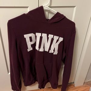 PINK Victoria’s Secret Maroon Womens Hoodie